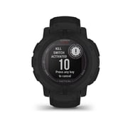 Garmin Instinct 2 Solar, Tactical-Edition, GPS Outdoor Watch, Solar Charging Capabilities, Multi-GNSS Support, Trackback Routing, Black