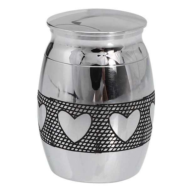EeaseMX 1pc cremation urn tanque de ceniza de ceniza de ceniza duradera cañada