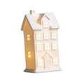 thumbnail image 3 of Figura de casa navideña iluminada, adorno de escritorio con luz, decoración navideña para interiores, chimenea, estante y dormitorio., 3 of 9