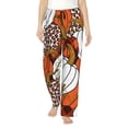 thumbnail image 2 of Kdxio Women's Comfy Stretch Various PumpkinsPrint Drawstring Pajama Pants-Medium, 2 of 9