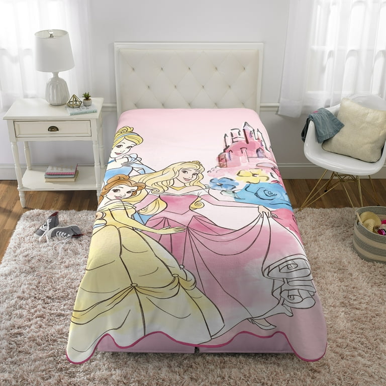 Disney Princesses Plush Blanket Kids Bedding 62