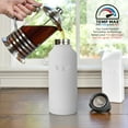 thumbnail image 5 of Healthy Human Stainless Steel Water Bottle | Double Walled Vacuum Insulated Water Thermos for Adults | Eco-Friendly Travel Bottles with Leak Proof Lid (Pure White, 32 oz/ 946 ML), 5 of 5