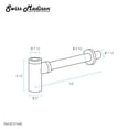 thumbnail image 6 of Bottle Trap Drain, Matte Black, 6 of 6