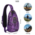 thumbnail image 5 of Sling Backpack,Witch's Brew Halloween Pattern Crossbody Bag with Water Bottle Holder,Waterproof Sling Bag for Men/Women with Chest Phone Holder for Hiking,Travel, 5 of 6