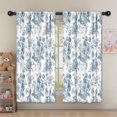 thumbnail image 5 of Blackout Kids Curtains,Pioneer Flower Floral Print Pattern Childrens Insulated Curtains Set Of 2,Bedroom Essentials,Toddler Room Decor 52"x63", 5 of 5