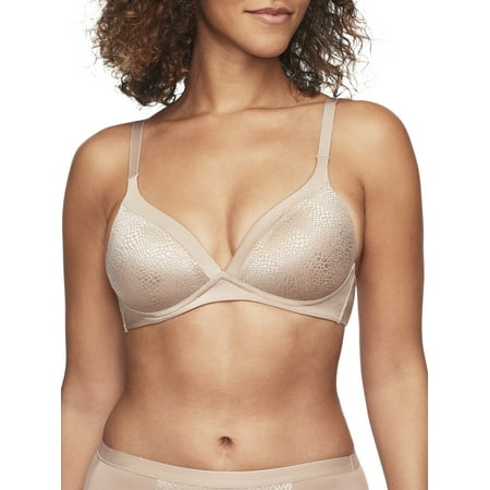 Warners Blissful Benefits Women's Back-Smoothing Comfort Wireless Lift T-Shirt Bra, 34B-40C