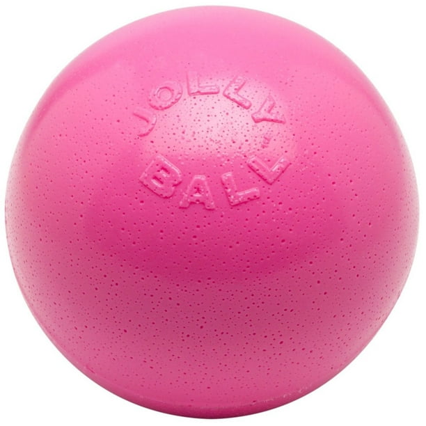 Pelota de juguete para perros Jolly Pets Bounce-n-Play de 8 pulgadas, rosa