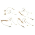 thumbnail image 3 of Single Ear Hanging Headphone Microphone Beige Single Earhook Headset Mic Headworn Microphone 3.5mm 3 Pin 4 Pin XLR Plug, 3 of 6