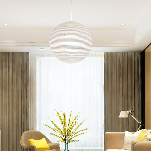 Classic Round Paper Lampshade Replacement Lighting Fixtures Cover