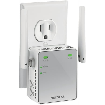 NETGEAR - Essentials Edition N300 Wi-Fi Range Extender - White