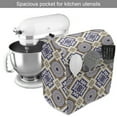 thumbnail image 2 of Vintage Stand Mixer Cover, Classic Victorian Pattern with Geometric Shapes and Floral Swirls, Kitchen Appliance Organizer Bag Cover with Pockets, 5 Quarts, Earth Yellow Dark Blue, by Ambesonne, 2 of 4