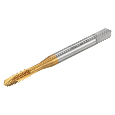 

Uxcell M4 x 0.7 + 0.03 High Speed Steel Titanium Coated Machine Spiral Point Taps