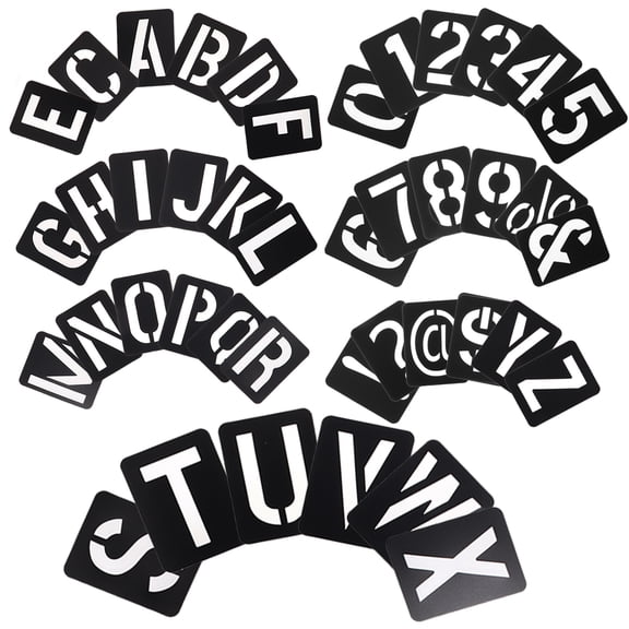 TABLZONE Multi-Function Letter Stencils Set for Painting and Crafts, PP Material, Perfect for Projects and Art