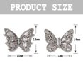 thumbnail image 2 of 8 Uds. De circonitas para uñas, dijes para decoración de uñas en 3D, diamantes de imitación de mariposa, decoración de manicura de aleación brillante a la moda para decoración de uñas artesanales en, 2 of 8