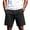 Black, variant on Men's Shorts Tie Dye Print Seersucker Lightweight Stretch Breathable Casual Shorts Summer Beach Travel Vacation Shorts with Pockets White M