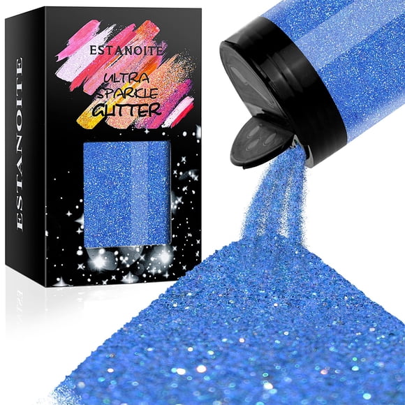 Glitter en polvo Estanoite azul iridiscente 210 g/7.41 oz PET