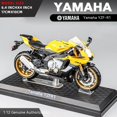 thumbnail image 1 of 12 Inch YAMAHA YZF-R1 Diecast Motorcycle Model Stylish Trendy Decor Gift (YELLOW), 1 of 7