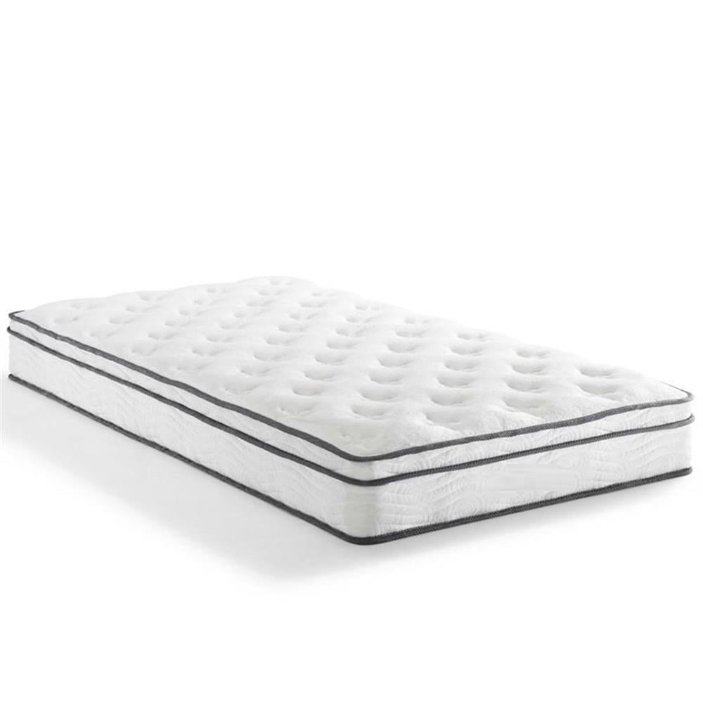 Allora 14" King Innerspring Mattress in White