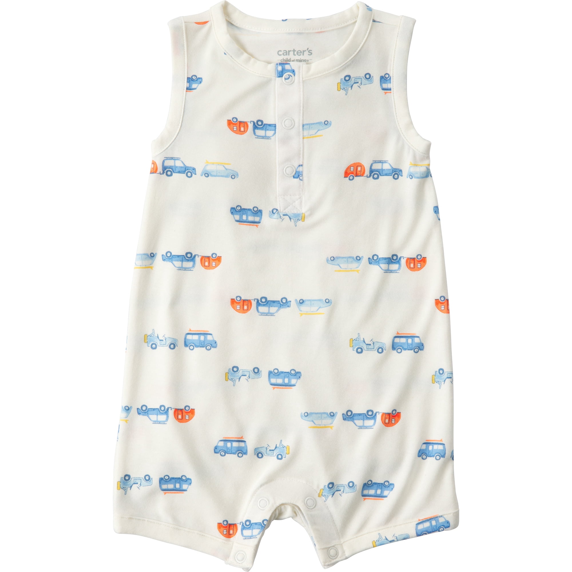Carter's Child of Mine Baby Boy ComfySoft Romper, Sizes Preemie-18 Months
