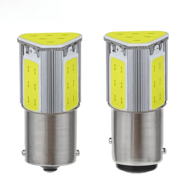 Luz de freno COB con señal de giro LED para coche, luz trasera 1156 1157 BA15S, luz LED brillante para motocicleta
