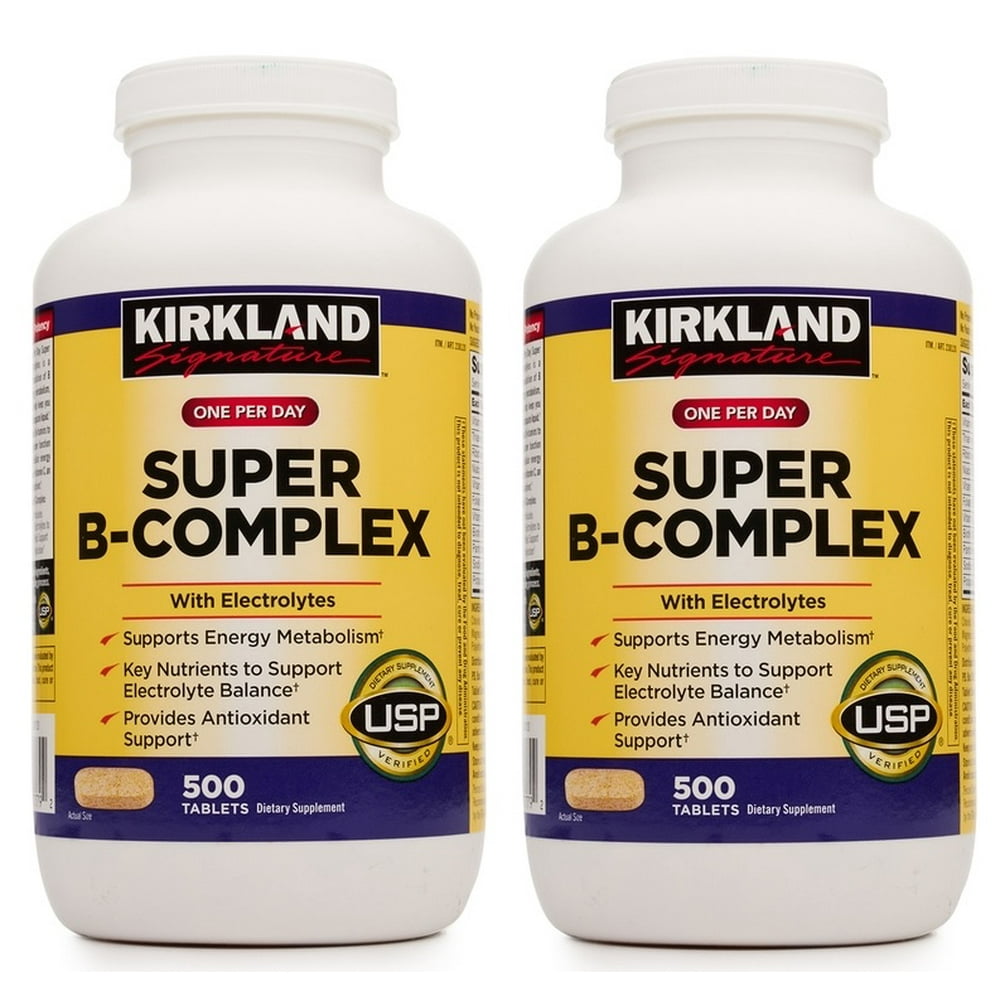Super 500 Tablets PACK OF 2 1000 TABLETS TOTAL Includes 8 B Vitamins, Electrolytes
