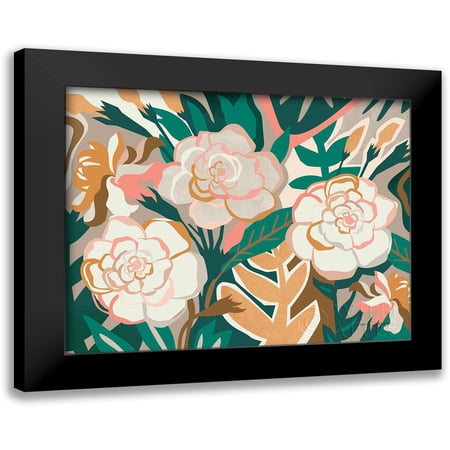 Gallagher, Megan 14x12 Black Modern Framed Museum Art Print Titled - Gardenia I
