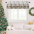 thumbnail image 6 of Cardinal Kitchen Curtains, Christmas Kitchen Curtains, Rod Pocket Window Treatment Toppers for Cardinal Kitchen Decor/Living Room/Bedroom/Bathroom, Christmas Decor 54" X 18", 6 of 6