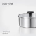 thumbnail image 4 of Carote 7 Pcs Stainless Steel Saucepan Set, Saucepans with Detachable Handle, Oven Safe, Induction Ready, Stackable Cookware, Kitchen Cooking Set, 4 of 7