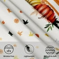 thumbnail image 4 of Fall Tablecloth Round 60 Inches Autumn Pumpkin Tablecloths Harvest Thanksgiving Decoration Round Table Cloth Reusable Table Cover Home Decor for Kitchen Dining Room Farmhouse Holiday Party Picnic, 4 of 6