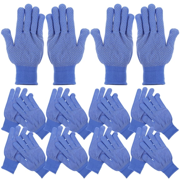 DINHEAROM 10 Pairs Gardening Gloves Breathable Non- Work Gloves for Men and Women and Comfortable