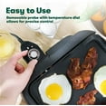 thumbnail image 5 of Electric Griddle with Warming Tray - Smokeless Indoor Grill, Nonstick Surface, Adjustable Temp, Cool-touch Handles, 5 of 7