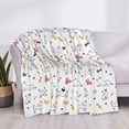 thumbnail image 4 of Throw Blanket for Couch, Cute white Dog Super Soft Fuzzy Comfy Warm Throw Blanket, Cuteness Lightweight Cozy Plush Flannel Blanket & Throws for Sofa and Bed All Season, 4 of 5