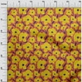 thumbnail image 2 of oneOone Rayon Purple Fabric Christmas Sewing Craft Projects Fabric Prints By Yard 56 Inch Wide, 2 of 5