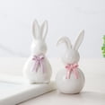 thumbnail image 6 of Easter Decor,Spring Home Decor,Easter Rabbit Decor,Ceramic Bunny Figurines,Bunny Statue,Easter Bunny Decor,Ceramic Bunny Rabbits,Easter Figurines,Easter Decoration,Ceramic Easter Bunny,1PC,4.6"x2.1", 6 of 7
