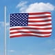 thumbnail image 3 of Flag VidaXL, bandera estadounidense 68D, poliéster con ojales de latón, 3 of 8