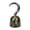 Bronze pirate hook, variant on Party Pirate Hook Costume Handpiece with Finger Holder for Dress Up, Stage Acting, Cosplay Looks and Booth Photos