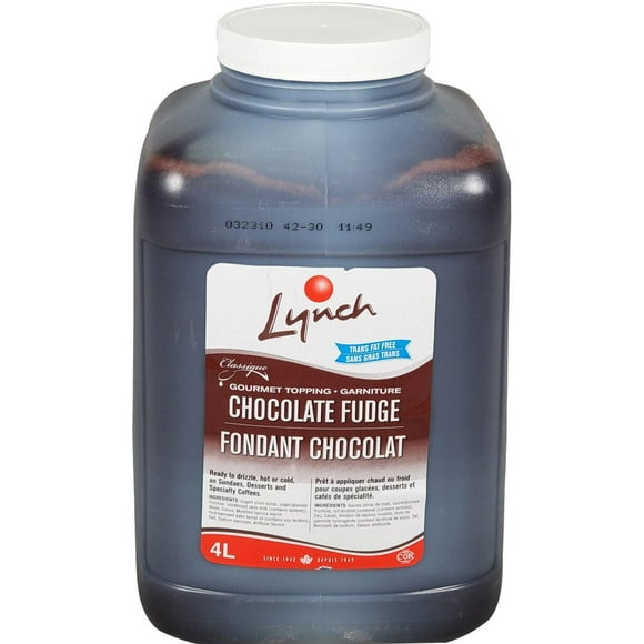Lynch Chocolate Fudge Topping, 4 Liter Pack of 2