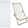 thumbnail image 1 of Tela de repuesto para silla de playa, 45 x 16,92 pulgadas, tela de repuesto para silla plegable de exterior, tela beige para sillas de patio., 1 of 9