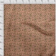 thumbnail image 3 of oneOone Silk Tabby Fabric Leaves|Floral & Paisley Block Print Sewing Fabric BTY 42 Inch Wide, 3 of 4