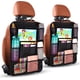 thumbnail image 1 of Organizador de coche con 20 bolsillos para asientos infantiles, protege iPads de 9.7" y 10.5", organizador de botellas y juguetes, color negro, 1 of 5
