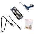 thumbnail image 3 of PCI-E a Tarjeta Adaptadora PCI PCIE a 2 Ranura PCI Compatibilidad con Tarjeta de Captura Tarjeta Golden Tax Tarjeta de Sonido Tarjeta de Puerto Paralelo, 3 of 10