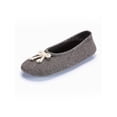 thumbnail image 4 of Womens Comfy Ballerina House Slippers, Flat Ballet Non Slip Bedroom Shoes House Cozy Slippers with Bow and Anti-Slip Sole for Indoor, 4 of 8