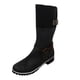 thumbnail image 4 of Botas de nieve para mujer Botas de media caña con forro cálido hasta la rodilla Botas gruesas cálidas informales de media altura para mujer Wmkox8yii ghj2403, 4 of 4