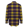 thumbnail image 4 of Xuyuer Carnival Shirt for Women It's Mardi Gras Yall Shirts Funny Carnival Outfit Blouse New Orleans Party V Neck Long Sleeve Button Down Tops, 4 of 5