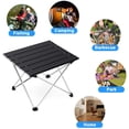 thumbnail image 4 of Mesa plegable portátil ultraligera para acampar, escritorio plegable para cena al aire libre, aleación de aluminio de alta resistencia para jardín, fiesta, Picnic, barbacoa, 4 of 5