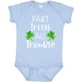 thumbnail image 3 of Inktastic Part Irish All Trouble St. Patrick's Day with Green Clovers Boys or Girls Baby Bodysuit, 3 of 5