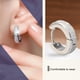 thumbnail image 4 of Guardurnaity 3 pares de pendientes cruzados para hombre, aros con bisagras, colgantes exquisitos, galvanoplastia, acero de titanio, exfoliante Ropa, zapatos y accesorios Miscelánea, 4 of 6