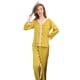 thumbnail image 4 of Pijama de seda madura de manga larga con encaje sexy para primavera y otoño, ropa de hogar para mujer, conjunto de pijama de talla grande, 4 of 6