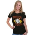 thumbnail image 4 of Feeling Corny Candy Corn Unicorn Womens Fitted Plus Size Graphic Tee Brisco Brands 2X, 4 of 5
