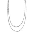 thumbnail image 2 of Primal Silver Sterling Silver Rhodium-plated Multi-strand with 2-inch Necklace, 2 of 4
